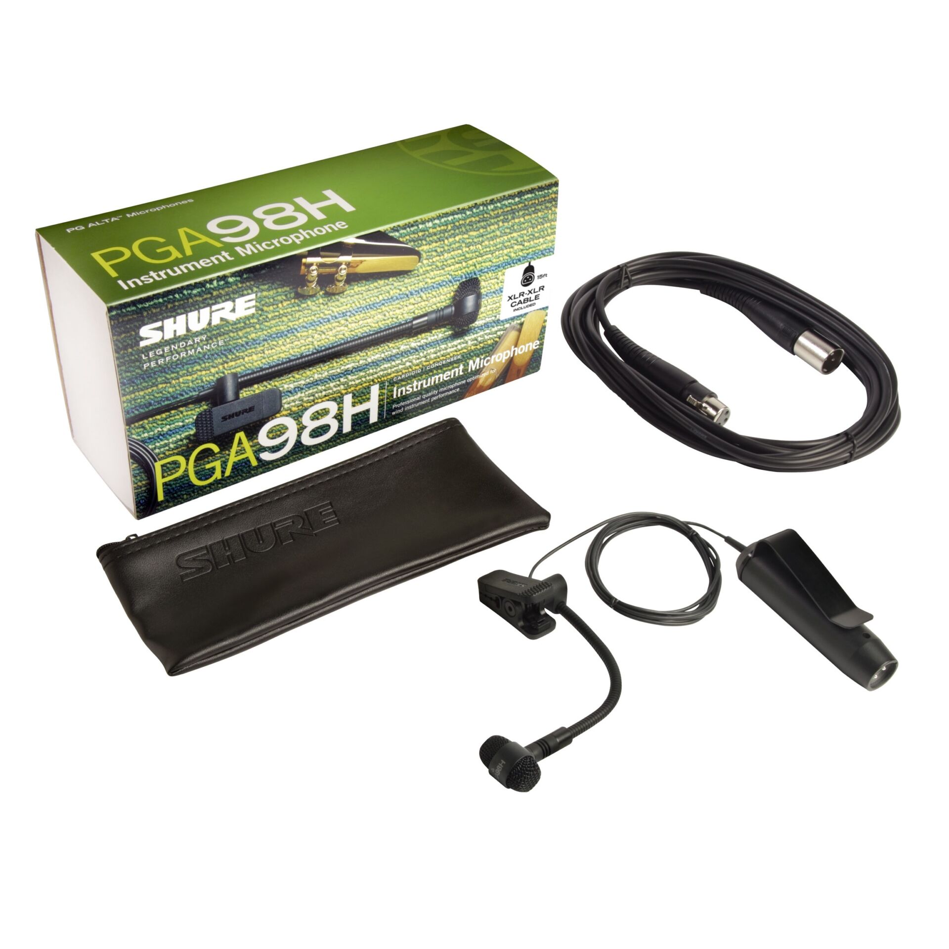 AUDIOIBIZA MICROFONO INSTRUMENTOS SHURE PGA98H XLR 1